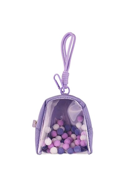 Choice حقيبة عرض وتخزين شفافة أرجوانية اللون لجهاز تاماغوتشي بارادايس، غطاء و...