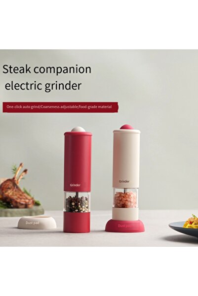 Choice مطحنة فلفل كهربائية عدد 2 للاستخدام المنزلي في المطبخ، لطحن ملح البحر ...