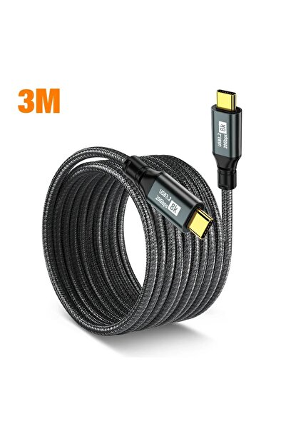 Choice4 كابل شحن سريع أسود بطول 3 أمتار من النوع C إلى النوع C بتقنية PD100W،...