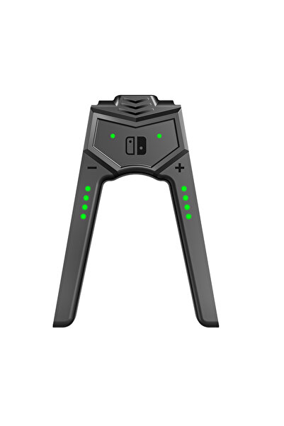 Choice4 مقبض شحن Joy-Con أسود لجهاز Switch، شاشة OLED، منفذ USB-C، صغير الحجم...