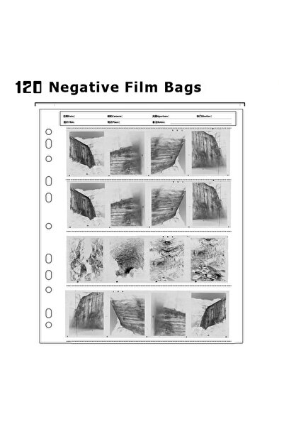 Choice5 10pcs-120mm 10/20/30/50/100pcs 120/135mm Negatives Film Bags Acid-fre...