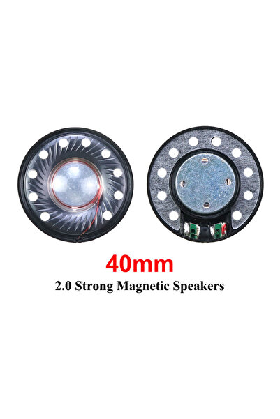 Choice1 مكبر صوت سماعة رأس مغناطيسي قوي 40 مم، قطعتان، 27 مم، 30 مم، 40 مم، 5...