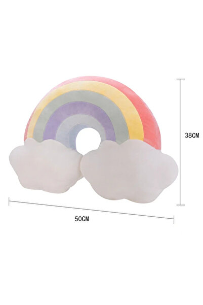 Choice Big Rainbow red Hot! Big Rainbow Sofa Cushion Surprise Birthday Gift W...