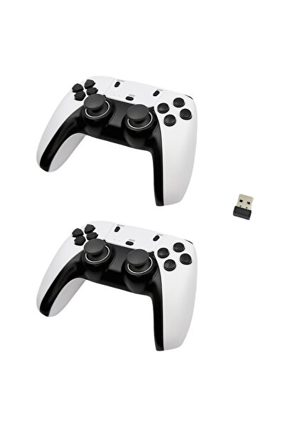 Choice وحدة تحكم ألعاب لاسلكية ثنائية اللاعبين بتردد 2.4 جيجا هرتز، بديلة لوح...