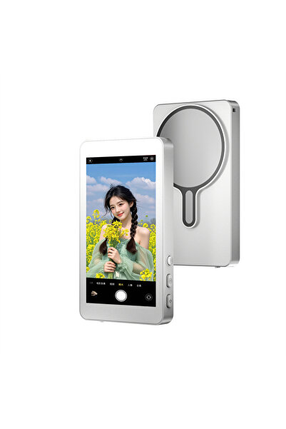 Choice1 تسجيل فيديو أبيض لهواتف آيفون وأندرويد، شاشة سيلفي مغناطيسية، جهاز تح...