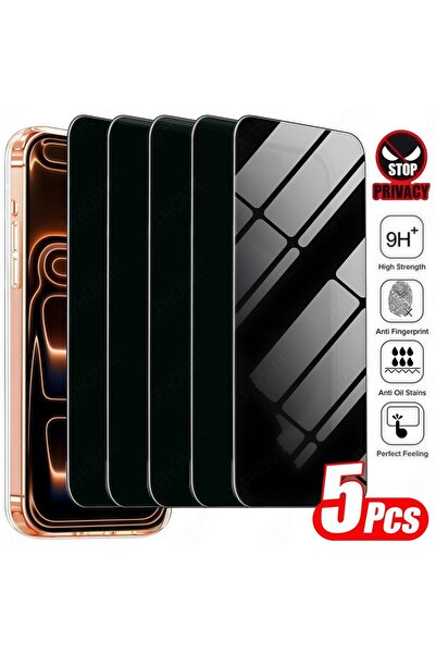 Choice21 واقي شاشة مضاد للتجسس مكون من 5 قطع لهواتف آيفون 11، 12، 13، 14، 15،...