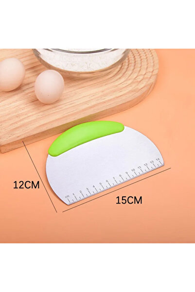 Choice 1PCS green-1pcs Stainless Steel Pastry Cutter Flour Pastry Scraper Cho...