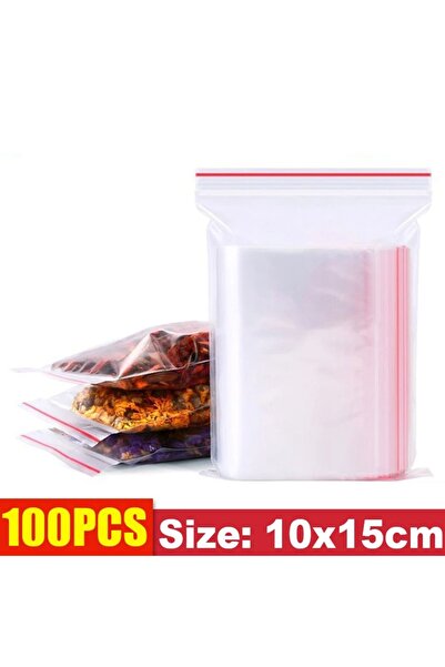 Choice5 100 كيس بلاستيكي شفاف سميك حقيبة محكم الإغلاق، مقاس 10×15 سم، لتخزين ...