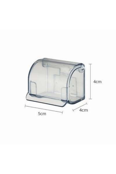 choice2 حامل شفرات حلاقة لاصق رمادي اللون، مقاوم للماء والغبار، يُثبت على الح...