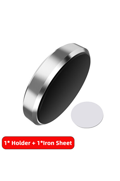 Choice4 حامل هاتف مغناطيسي فضي اللون للسيارة، حامل هاتف عالمي للسيارة لأجهزة ...