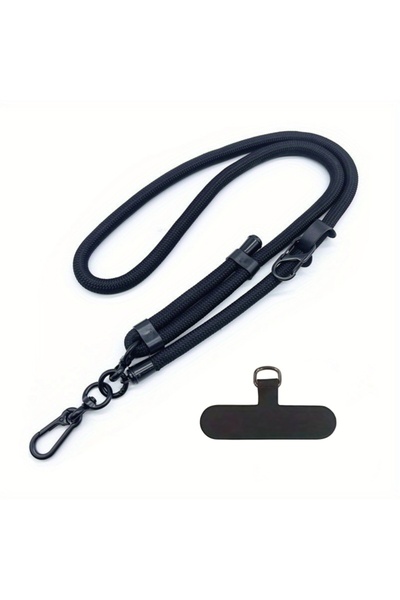 Choice6 black 10MM Mobile Phone Lanyard Adjustable Outdoor Universal Case Cro...