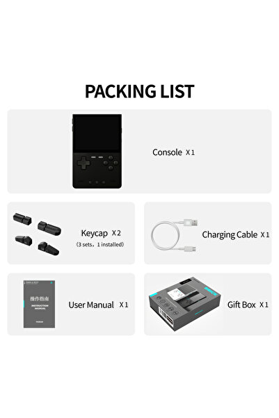 Choice12 جهاز تريموي بريك هامر أسود اللون، سعة 64 غرام، بشاشة IPS مقاس 3.2 بو...