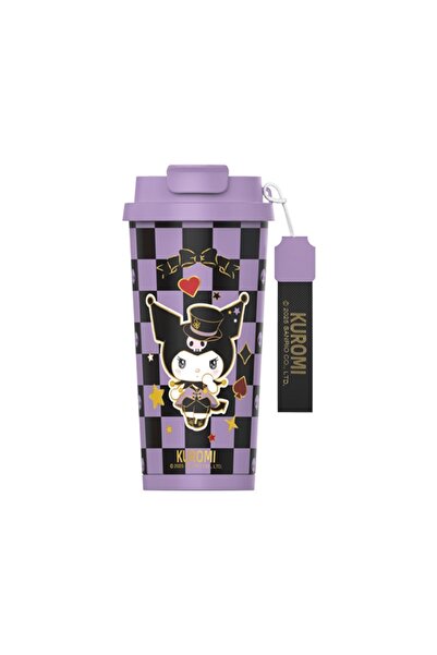 choice2 كوب كورومي معزول من الفولاذ المقاوم للصدأ سعة 520 مل، من سانريو، بتصم...