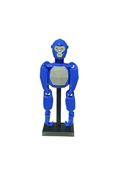 choice2 blue Gorilla tags, Monkey 3D printed dolls, cartoon animal toys creat...