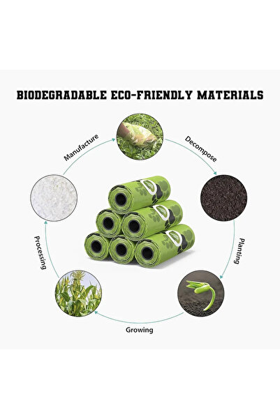 Choice1 ٢٠ لفة من أكياس فضلات الكلاب القابلة للتحلل الحيوي، حقيبة نفايات كبير...