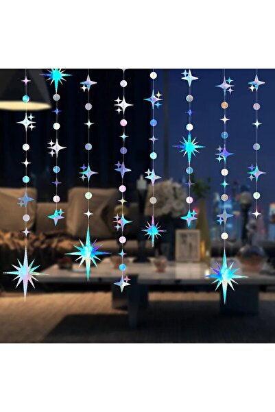 Choice3 مجموعة زينة نجوم منقطة من ثري إم ماجيك كلر، ٢٤/٢٨ قطعة، مثالية لحفلات...