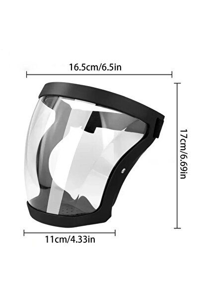 Choice frame Transparent Facial Protector Super Protective Face Shield Work W...