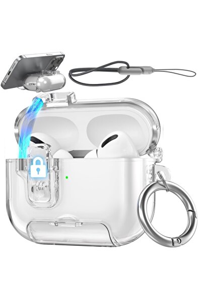 Choice6 for AirPods Pro 3 Clear for AirPods Pro 3/Pro 2/4 with Lanyard [Auto ...