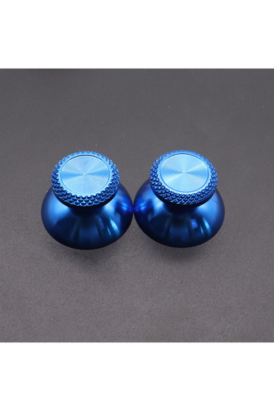 choice2 Blue 1pair Aluminum Metal Analog Joystick thumb Stick Grip Cap For PS...