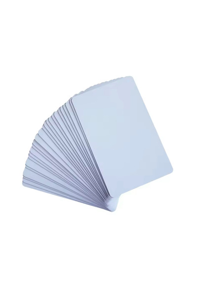 Choice ٢٠ بطاقة بيضاء لامعة فارغة قابلة للطباعة بتقنية نفث الحبر، مصنوعة من م...