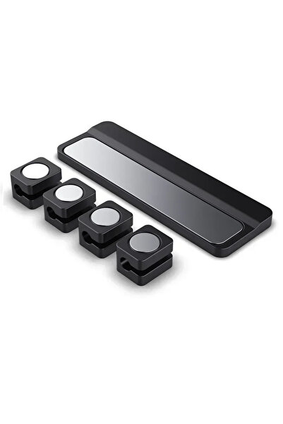 Choice جهاز لف أسلاك الهاتف المحمول المغناطيسي الأسود من فيكيفون، قابل للفصل،...