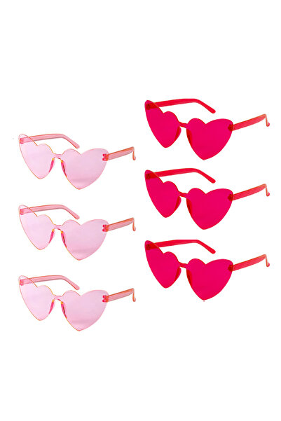 Choice7 6pcs mix 6/8/10/12pcs Wedding Bridal Shower Sunglasses Pink Red Heart...