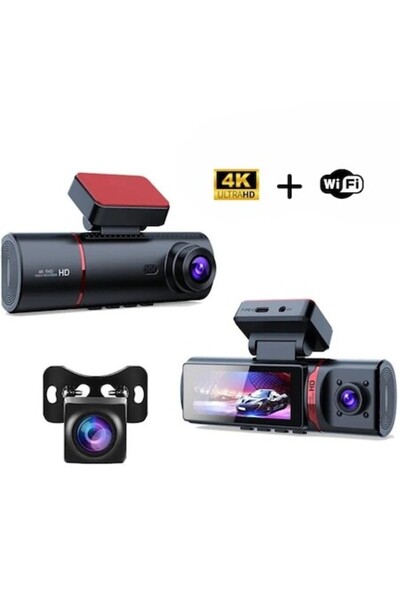 OEM Camera Auto de Bord Tripla MGA, 4K Ultra HD Unghi Vizual 170° + camere in...