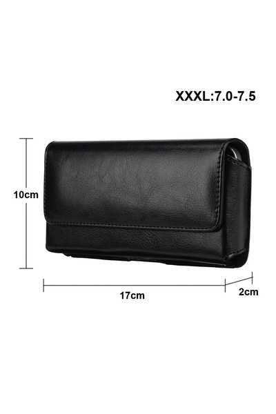 Choice1 جراب هاتف محمول جلد عالمي بحجم XXXL مزود حزام ، مناسب لأجهزة iPhone 1...