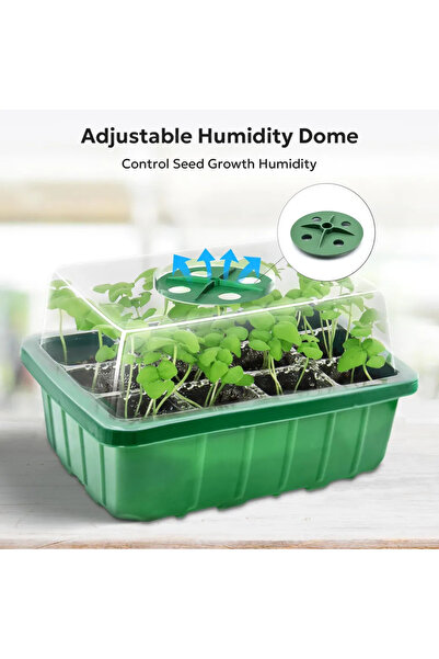 Choice صينية إنبات البذور الخضراء، مجموعة بدء زراعة النباتات، قاعدة، مجموعة إ...