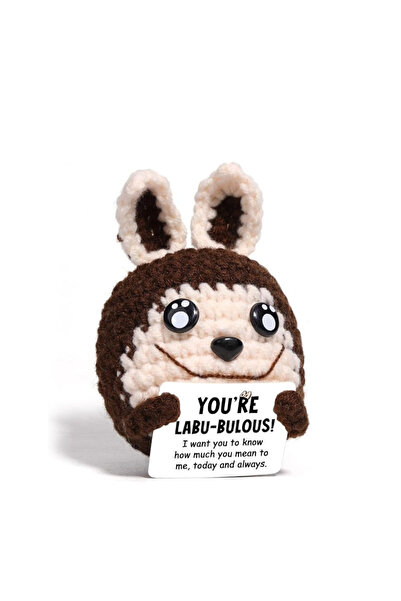 Choice أشغال يدوية بنية اللون، مرحة، إيجابية، داعمة عاطفياً، لطيفة، مصنوعة يد...