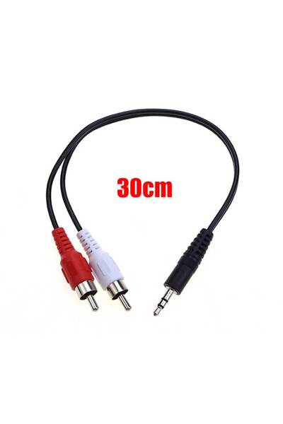 choice2 C JCD 3.5mm Jack Male Female to 2 RCA Stereo Audio Cable Converter Ad...