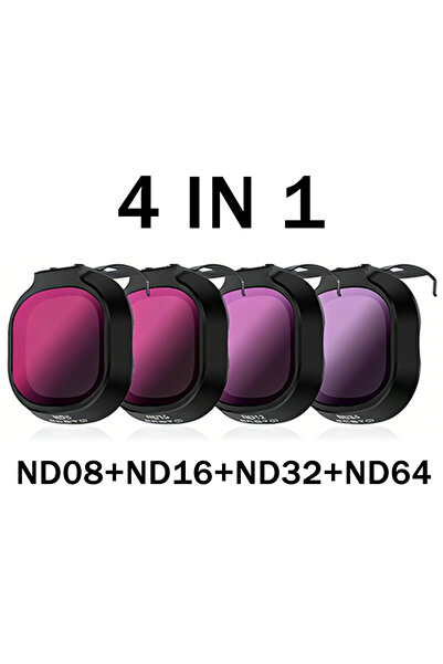 Choice6 فلتر 4 في 1 لطائرة DJI NEO 2 بدون طيار، يشمل ND8/ND16/ND32/ND64/ND PL...