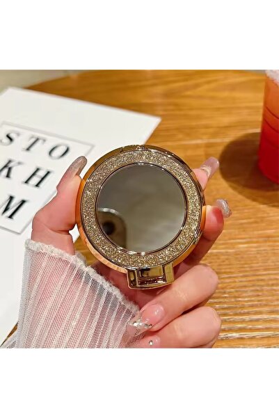 Choice4 حامل هاتف جديد ذهبي اللون بحلقة دائرية دوارة مرصعة بالترتر اللامع، من...