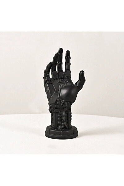 Choice تمثال ذراع ميكانيكية مستقبلية سوداء من نوع سايبربانك، قطعة واحدة، كف ​...