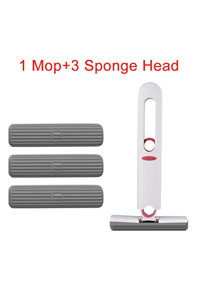 Choice3 1 MOP-3PCS Mini Lazy Hand Wash-Free StrongAbsorbent Mop Self-Squeeze ...