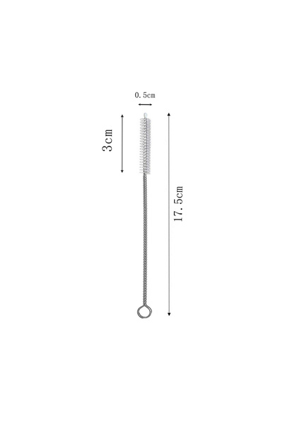 Choice1 مجموعة فرشاة تنظيف شفاطات الشرب، 10 قطع، 17.5 سم، مصنوعة من النايلون ...