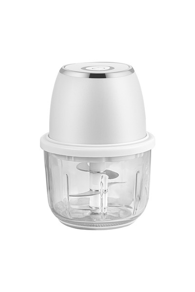 Choice1 مطحنة لحم كهربائية عاجية سعة 350 مل، هراسة طعام، هراسة ثوم، قطاعة خضر...