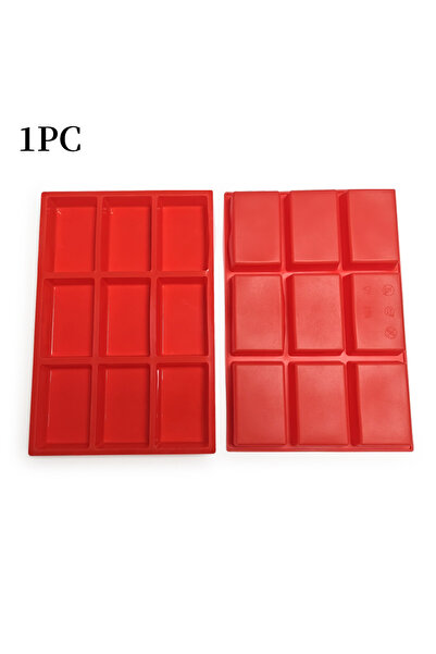Choice قالب سيليكون صغير A1 ذو 9 تجاويف لخبز الكيك والخبز ولحم العجل وخبز الذ...