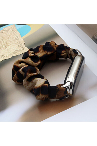 Choice10 Leopard Brown Yellow Mi Band 10 Bands Strap for Smart Band 9/ 8 Wris...