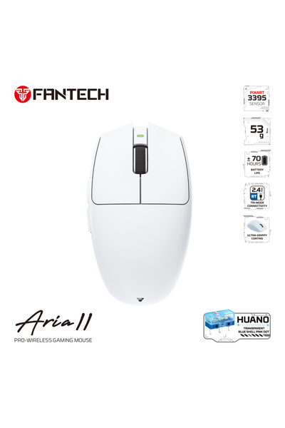 choice2 فأرة ألعاب لاسلكية بيضاء من فانتيك أريال XD7V2، وفأرة بيكس آرت PAW339...