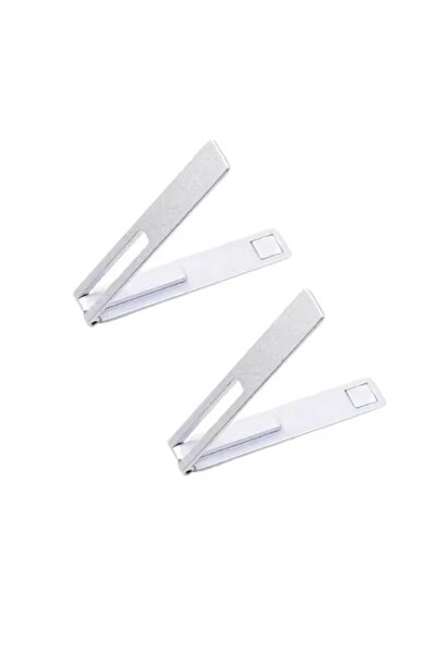 Choice حاملان مغناطيسيان فضيان فائق النحافة وقابلان للطي للهواتف المحمولة، مص...