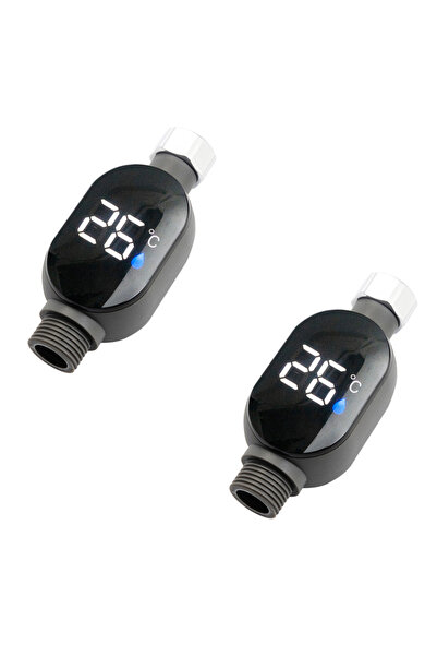 choice2 مقياس حرارة الماء لرؤوس الدش (قطعتان/نصف/ثلاث قطع) - وحدة تحكم الدش -...