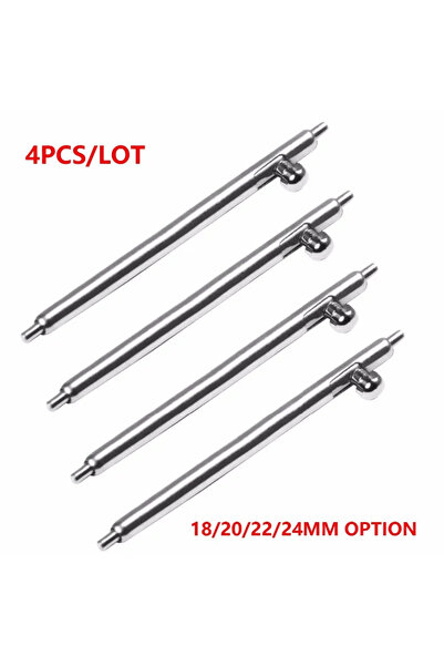 Choice 20mm Silver 18mm 20mm 22mm 24mm Quick Release Spring Bars Pins For Sum...