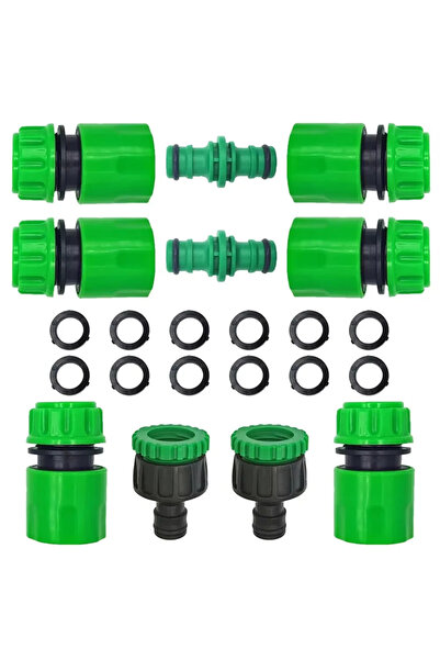 Choice خرطوم ري حديقة مزدوج 1/2 بوصة، وصلة سريعة من مادة ABS، طرف مزدوج ذكر 1...