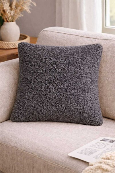 CHIZGY Plush Welsoft Fabric Square Throw Pillow 40X40 cm Comfortable Decorative