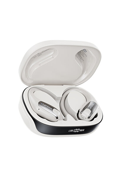 Choice1 سماعات رأس لاسلكية بلوتوث من لينوفو، لون أبيض، موديل EA305، من النوع ...