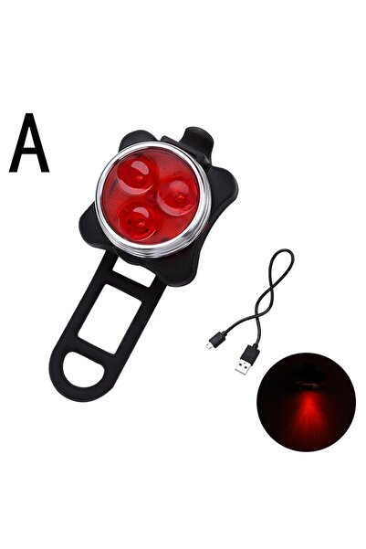 Choice1 Red Safety Dog LED Light 4 Modes USB Rechargeable Aluminum Alloy Wate...