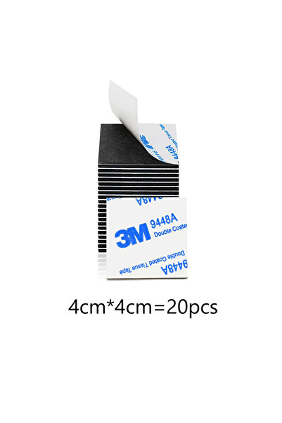 Choice1 2.5mm 4x4cm 20pcs 60Pcs Super Strong Double Sided Adhesive Foam Pads ...