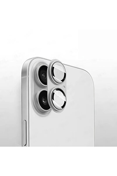 Choice For iPhone 17 Silver Compatible with iPhone 17 Aluminum Alloy Camera L...