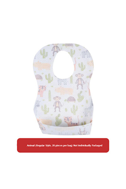 Choice1 animal Thin 20pcs Disposable bib baby saliva napkin children's meal b...